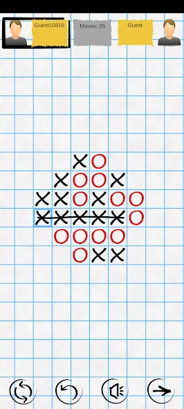 Tic Tac Toe Online: Mega XO  [МОД Menu] Screenshot 1