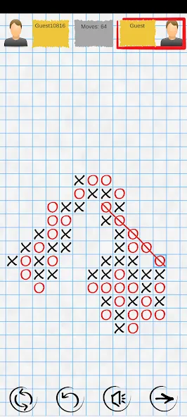 Tic Tac Toe Online: Mega XO  [МОД Menu] Screenshot 2