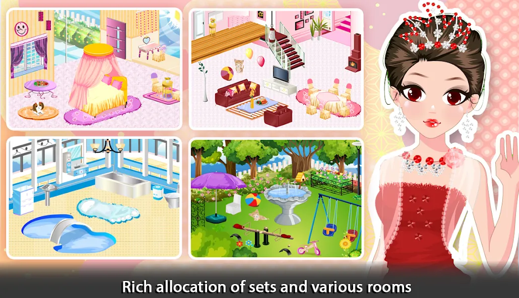 Girl Doll House - Room Design  [МОД Mega Pack] Screenshot 4