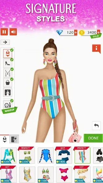 Fashion Stylist: Dress Up Game  [МОД Много монет] Screenshot 5