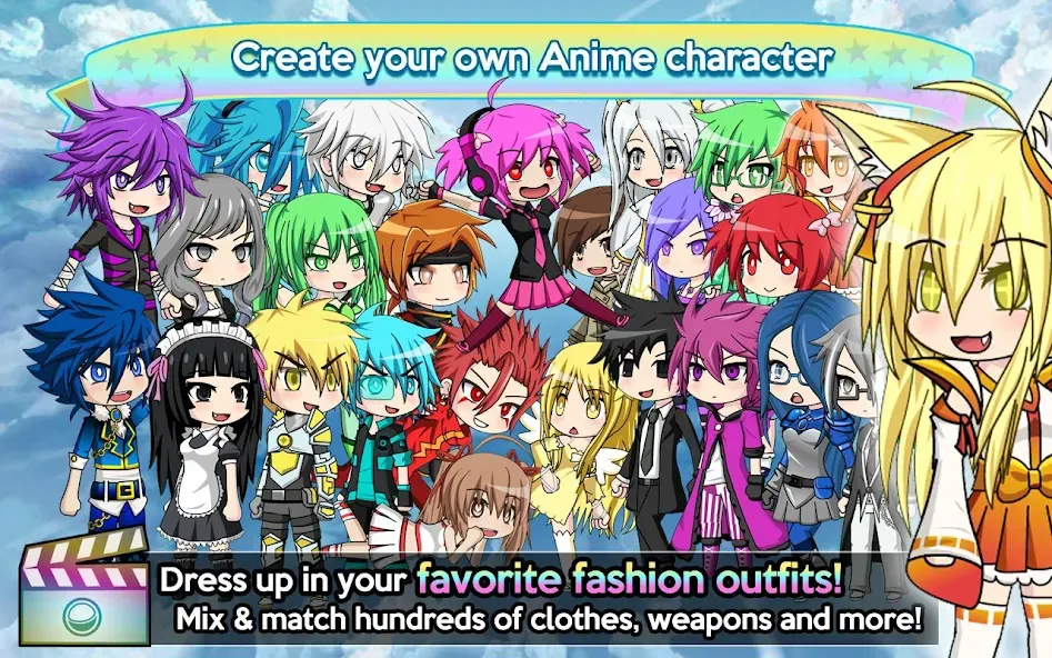 Gacha Studio (Anime Dress Up) (Гача Студио)  [МОД Много денег] Screenshot 2