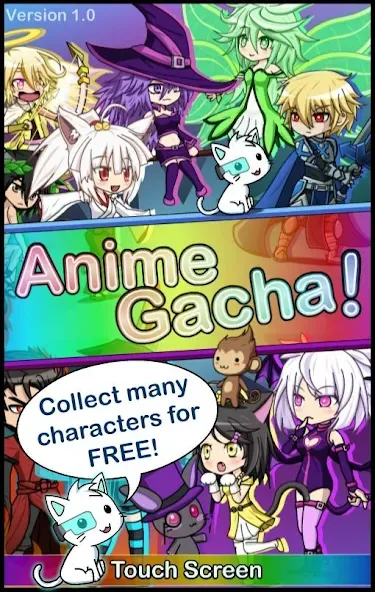 Anime Gacha! (Simulator & RPG)  [МОД Бесконечные монеты] Screenshot 1