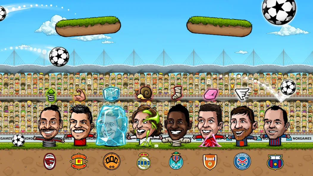 Puppet Soccer: Champs League (Паппет Соккер)  [МОД Бесконечные монеты] Screenshot 3