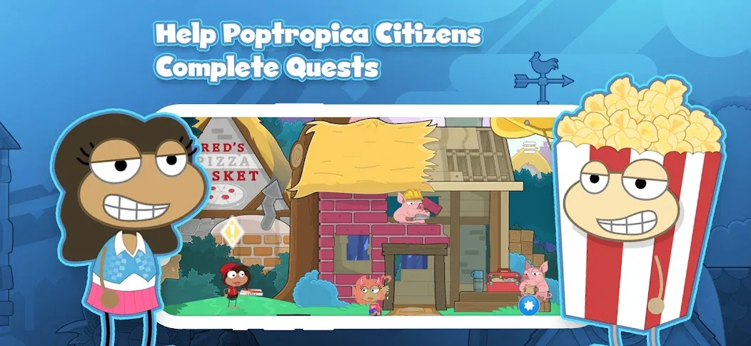 Poptropica: Fun Kids Adventure (Поптропика)  [МОД Меню] Screenshot 3