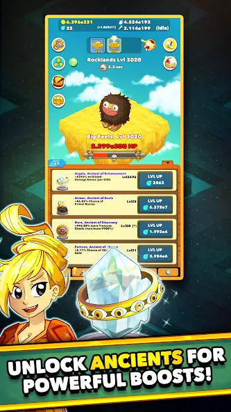 Clicker Heroes - Idle RPG (Кликер Герои)  [МОД Все открыто] Screenshot 1