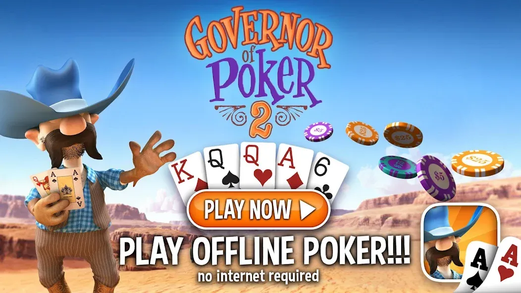 Governor of Poker 2 - Offline  [МОД Mega Pack] Screenshot 1