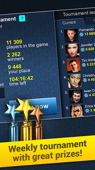 Poker Arena: texas holdem game (Покер Арена)  [МОД Меню] Screenshot 3