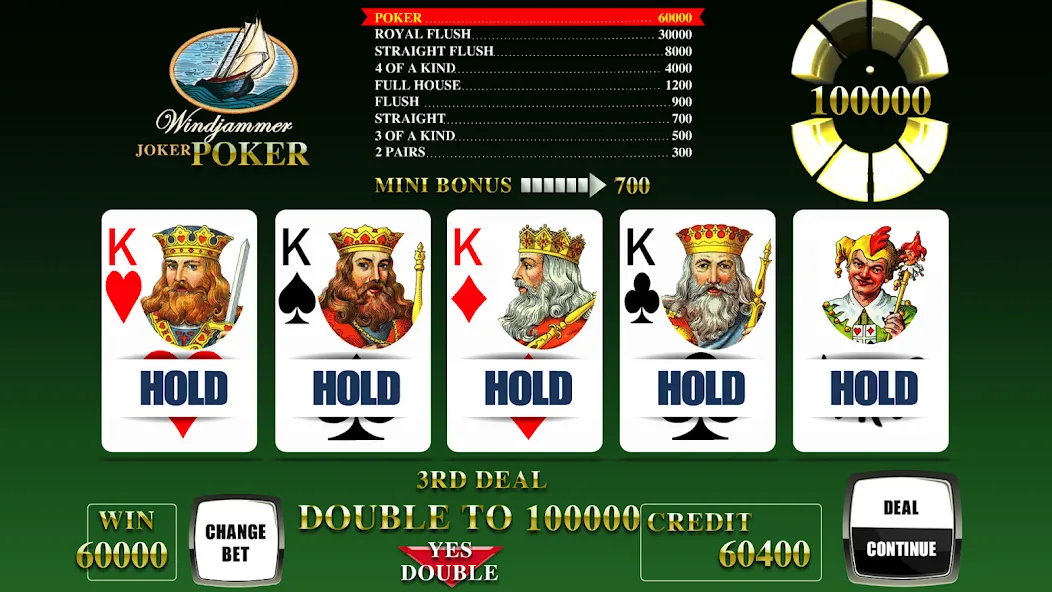 Windjammer Poker (Уиндджаммер Покер)  [МОД Много монет] Screenshot 5