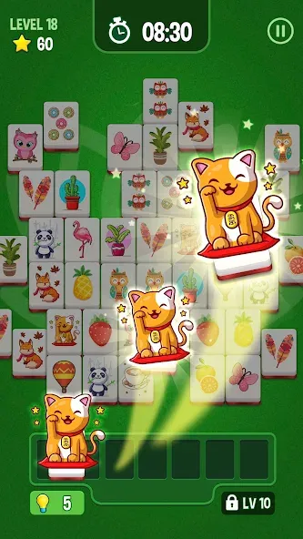 Mahjong Triple 3D -Tile Match (Маджонг Трипл 3Д)  [МОД Unlimited Money] Screenshot 3