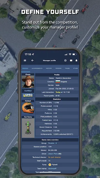 GPRO - Classic racing manager (ГПРО)  [МОД Бесконечные монеты] Screenshot 2