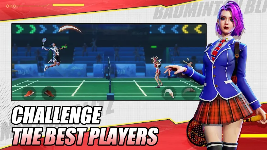 Badminton Blitz - PVP online (Бэдминтон Блиц)  [МОД Бесконечные деньги] Screenshot 5