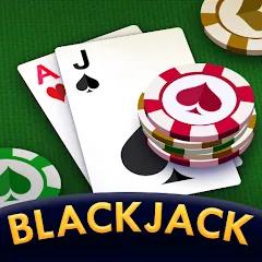 Скачать взлом Blackjack 21: online casino (Блэкджек 21)  [МОД Много денег] - стабильная версия apk на Андроид