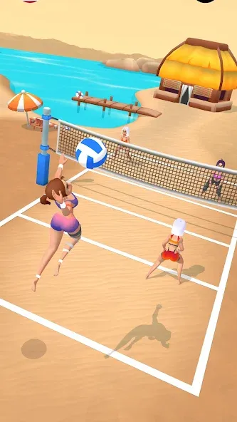 Beach Volleyball Game (Бичволлейбол игра)  [МОД Unlocked] Screenshot 1