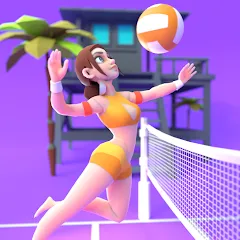 Взлом Beach Volleyball Game (Бичволлейбол игра)  [МОД Unlocked] - полная версия apk на Андроид