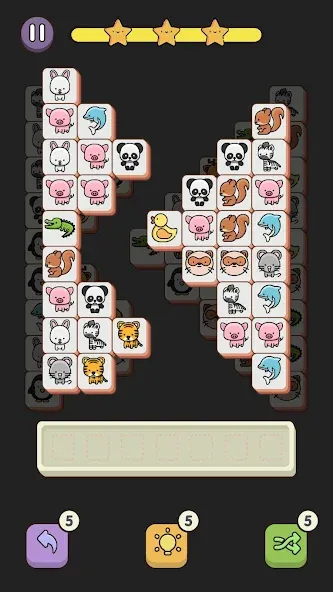 Match 3 Animal - Zen Puzzle (Матч 3 Животное)  [МОД Все открыто] Screenshot 1