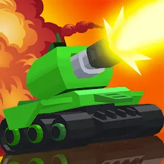 Взломанная Super Tank Hero (Танковые сражения )  [МОД Бесконечные деньги] - стабильная версия apk на Андроид