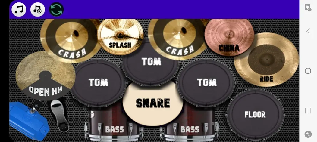 Drum Studio: Bateria Virtual (Драм студио)  [МОД Mega Pack] Screenshot 1