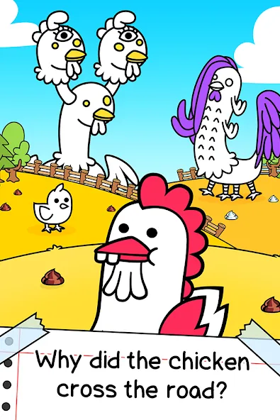 Chicken Evolution: Idle Game (Чикен Эволюшн)  [МОД Бесконечные деньги] Screenshot 1