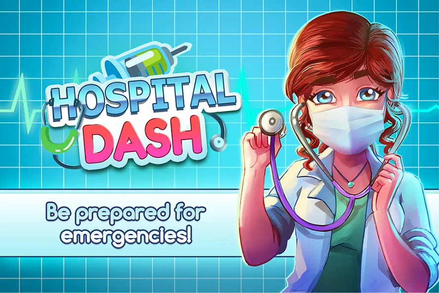 Hospital Dash Tycoon Simulator (Хоспиталь Даш Тайкун Симулятор)  [МОД Бесконечные монеты] Screenshot 1