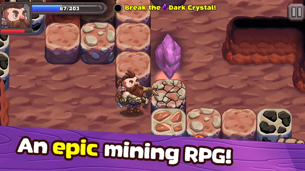 Mine Quest 2: RPG Mining Game (Мине Квест 2)  [МОД Unlimited Money] Screenshot 1