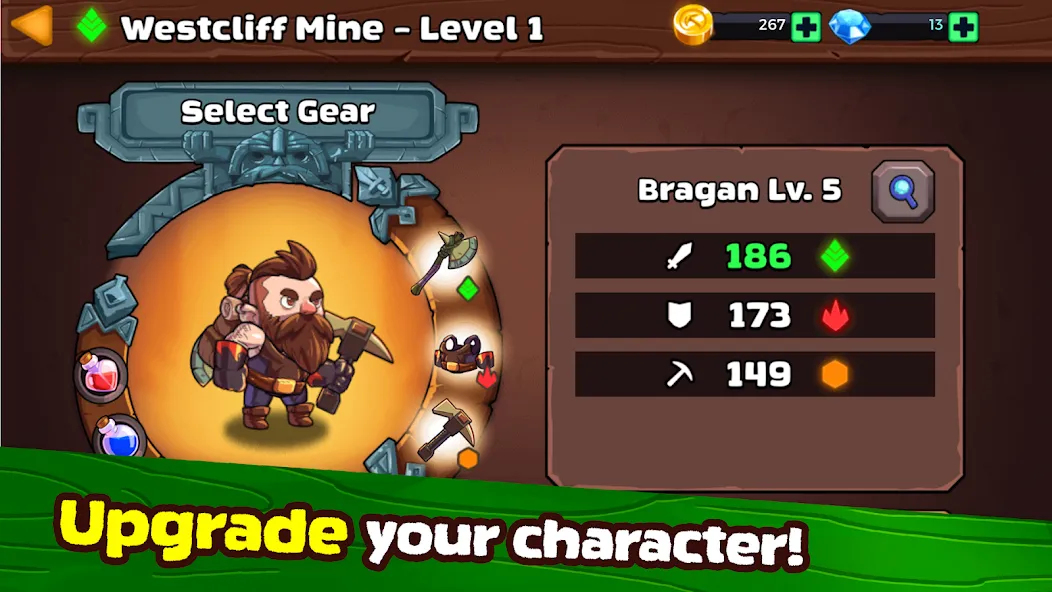 Mine Quest 2: RPG Mining Game (Мине Квест 2)  [МОД Unlimited Money] Screenshot 3