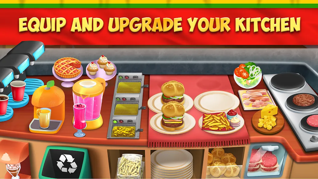 My Burger Shop 2: Food Game (Мой Бургер Шоп 2)  [МОД Бесконечные монеты] Screenshot 4