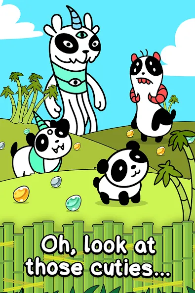 Panda Evolution: Idle Clicker (Панда Эволюция)  [МОД Меню] Screenshot 1