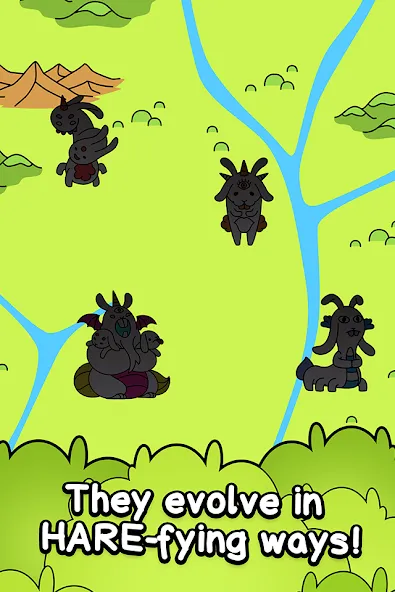 Rabbit Evolution: Merge Bunny (Рэббит Эволюшн)  [МОД Много денег] Screenshot 3