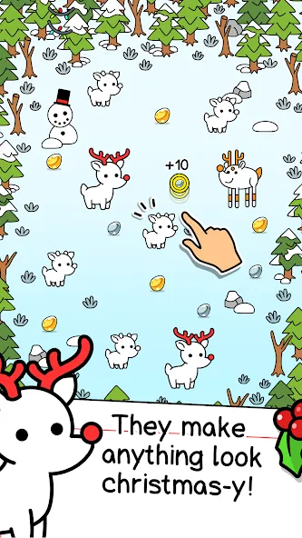 Reindeer Evolution: Idle Game (Рейндир Эволюция)  [МОД Unlocked] Screenshot 2