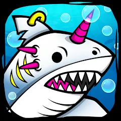 Взлом Shark Evolution: Idle Game (Шарк Эволюшн)  [МОД Unlimited Money] - стабильная версия apk на Андроид