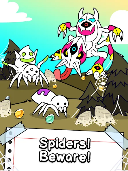 Spider Evolution: Idle Game (Спайдер Эволюшн)  [МОД Menu] Screenshot 5