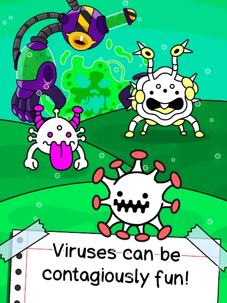 Virus Evolution: Merge Game (Вирус Эволюшн)  [МОД Бесконечные монеты] Screenshot 5