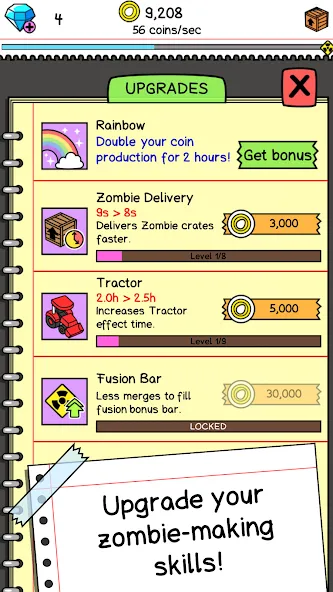 Zombie Evolution: Idle Game (Зомби Эволюция)  [МОД Все открыто] Screenshot 4