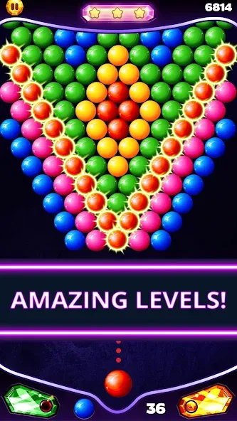 Bubble Shooter Classic (Бабл Шутер Классик)  [МОД Бесконечные монеты] Screenshot 3