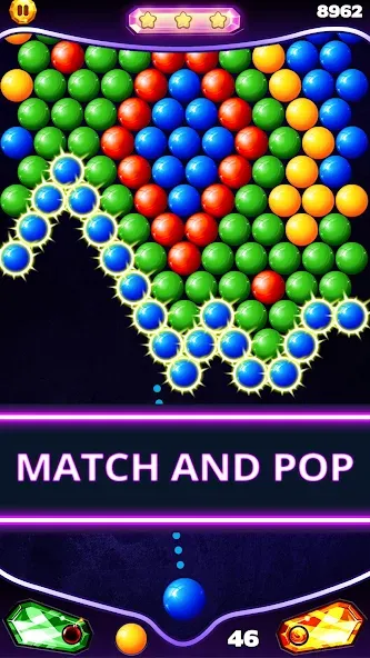 Bubble Shooter Classic (Бабл Шутер Классик)  [МОД Бесконечные монеты] Screenshot 4