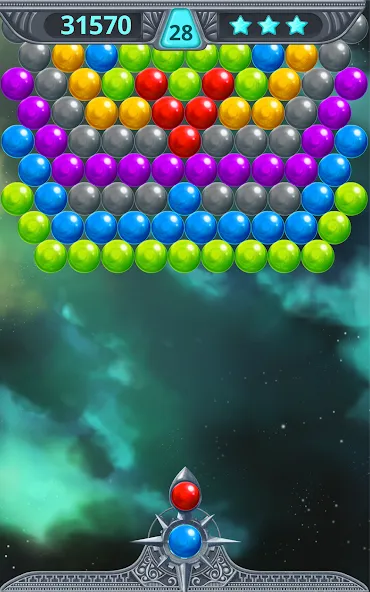 Bubble Shooter Space (Бубль шутер спейс)  [МОД Menu] Screenshot 5