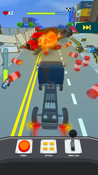 Crazy Rush 3D: Race Master (Крейзи Раш 3Д)  [МОД Меню] Screenshot 3