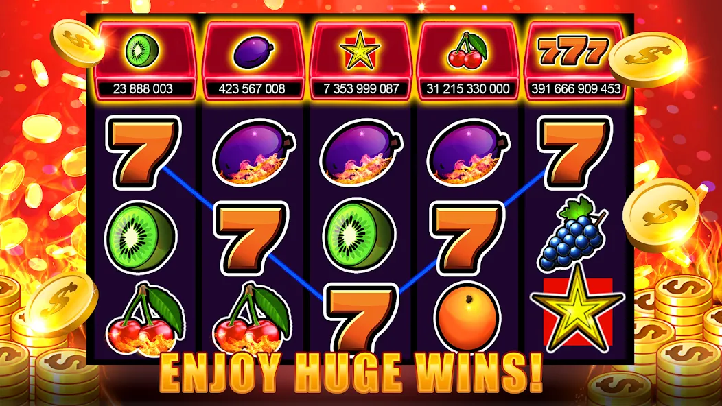 Slots 777 - Slot Machine Games  [МОД Unlocked] Screenshot 2