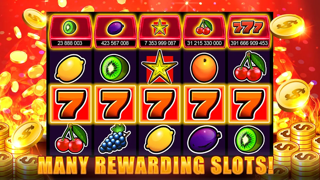 Slots 777 - Slot Machine Games  [МОД Unlocked] Screenshot 4