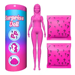 Скачать взлом Color Reveal Suprise Doll Game (Цветной сюрпризный кукольный игровой набор)  [МОД Много денег] - полная версия apk на Андроид