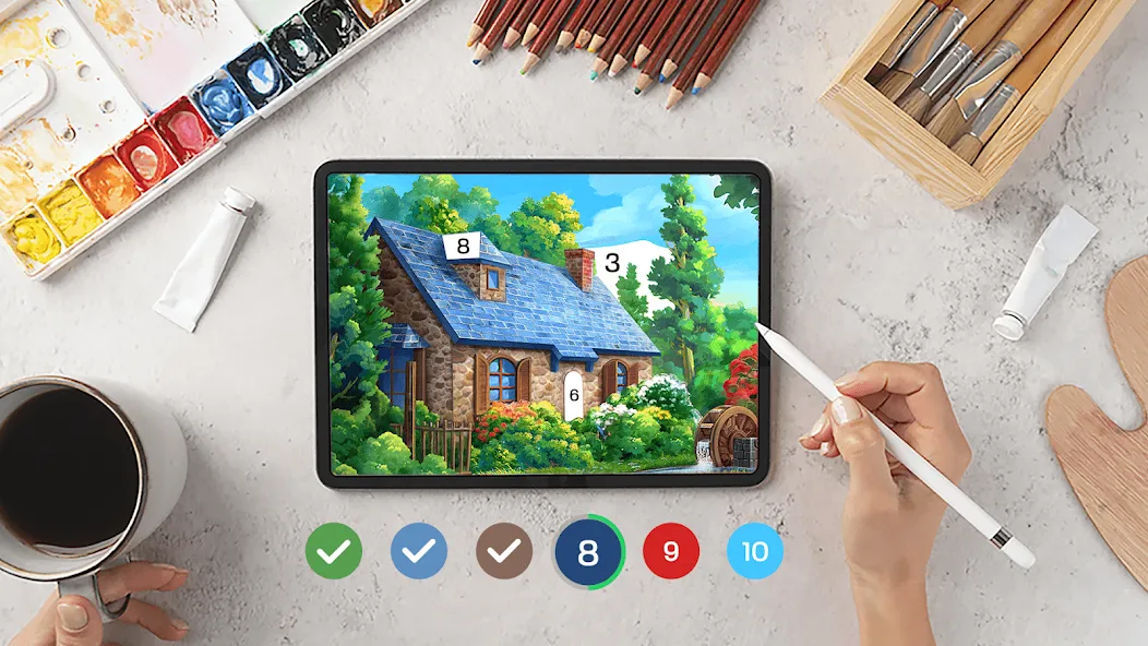 Tap Color Pro: Color By Number (Тап Колор Про)  [МОД Меню] Screenshot 1