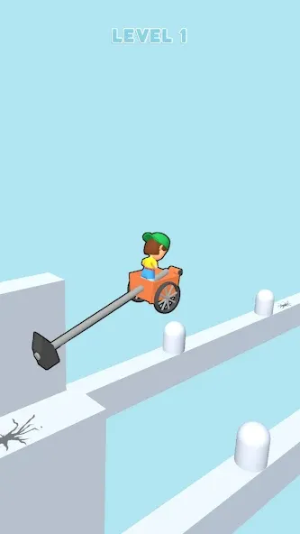 Hammer Race 3D (Хаммер Рейс 3D)  [МОД Unlocked] Screenshot 4