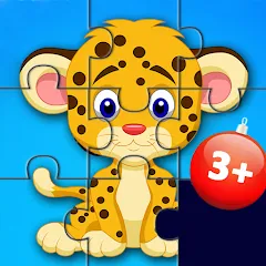 Скачать взломанную Kids puzzles - 3 and 5 years  [МОД Unlocked] - последняя версия apk на Андроид