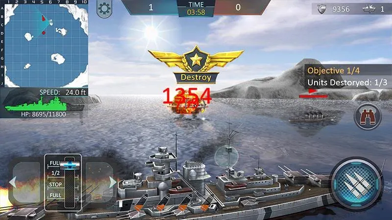 Warship Attack 3D  [МОД Бесконечные монеты] Screenshot 4