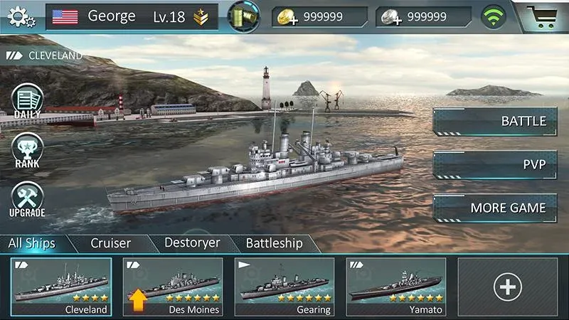 Warship Attack 3D  [МОД Бесконечные монеты] Screenshot 5