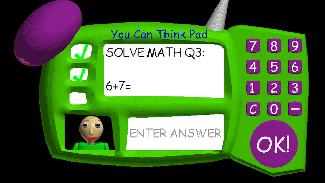 Baldi's Basics Classic  [МОД Menu] Screenshot 2