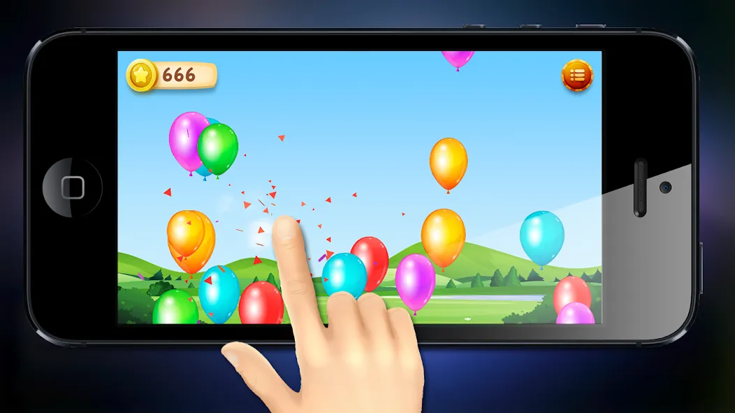 Burst balloons for kids  [МОД Бесконечные монеты] Screenshot 1