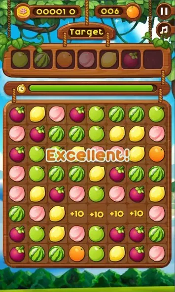 Fruit Break (Фруит Брейк)  [МОД Бесконечные монеты] Screenshot 1