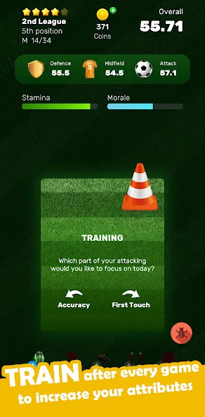 Football Career Soccer Legend  [МОД Все открыто] Screenshot 2