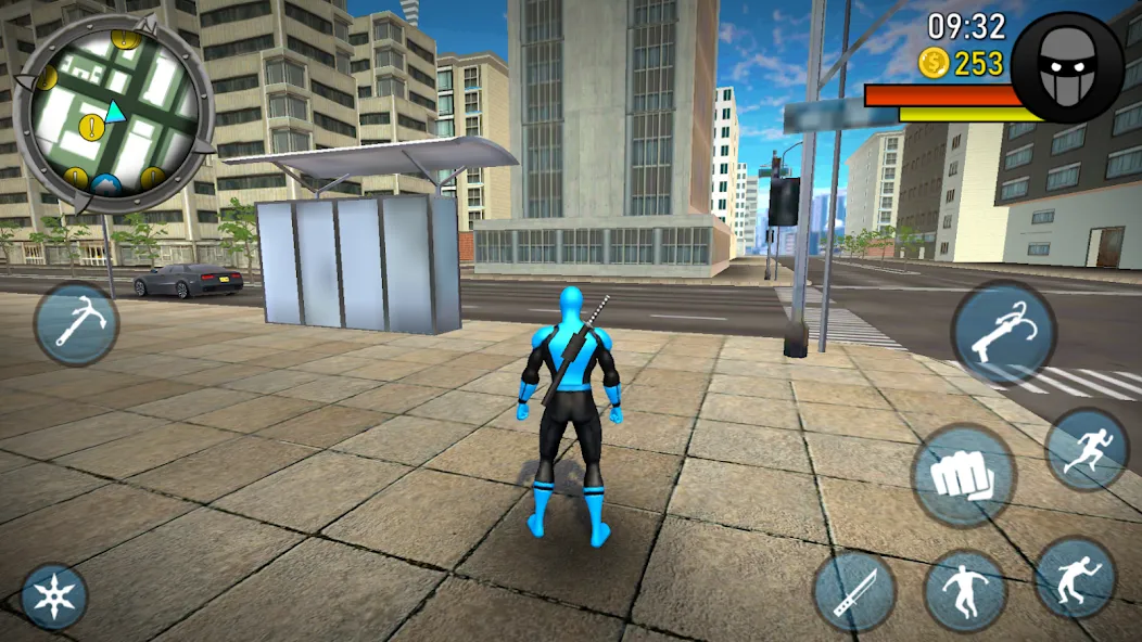 Blue Ninja : Superhero Game (Блу Ниндзя)  [МОД Unlimited Money] Screenshot 4